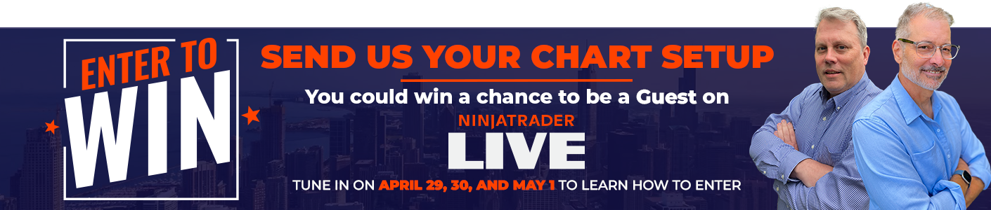 NinjaTrader Live Chart Setup Contest Banner