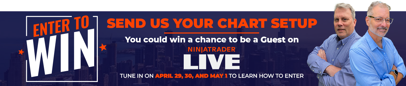 NinjaTrader Live Chart Setup Contest Banner