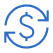 dollar sign with arrows around it